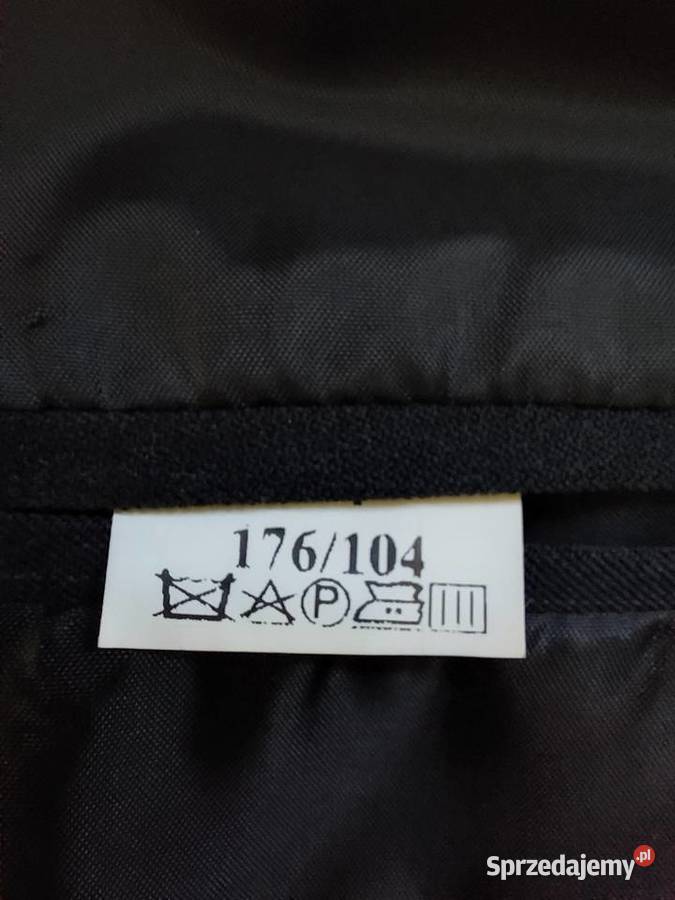 Garnitur męski czarny 176104 sprzedam