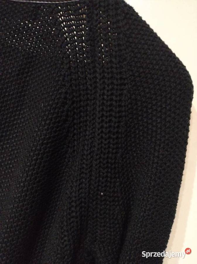 Kardigan w kolorze czarnym z lamówkami Lublin