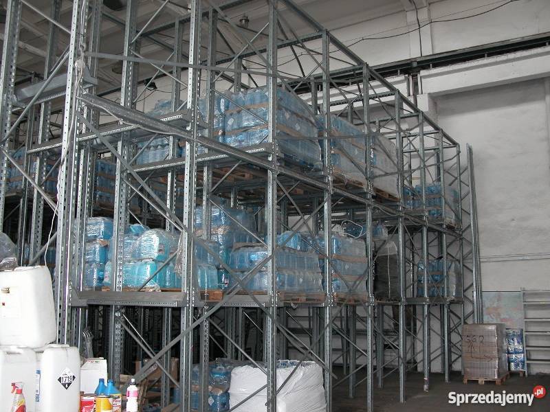 Regały paletowe wjezdne DriveIn 384 miejsca pale Magazynowanie Biznes i Przemysł