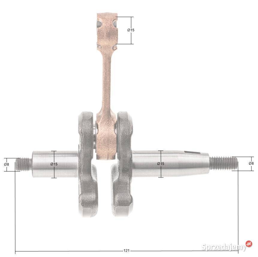 Wał korbowy CEDRUSKW45 416249 Opalenica