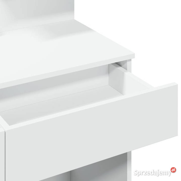 Toaletka z oświetleniem LED biała 100x40x130 mazowieckie