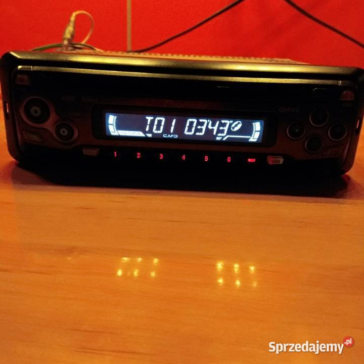 Pioneer DEH1630R Radio samochodowe 4x45 D4Q zdejmowany panel Świebodzice
