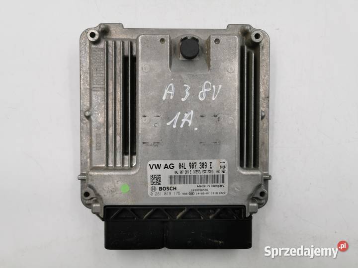 Sterownik Silnika Audi A3 8V 16 TDI 04L907309E Części samochodowe Wyszków