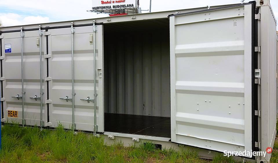 KONTENER MORSKI 20 otwierany bok i szczyt NOWY
