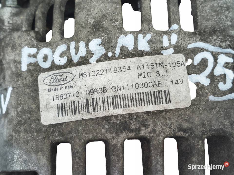 ALTERNATOR Ford Focus MK2 C 16 16V 3N1110300AE lubelskie