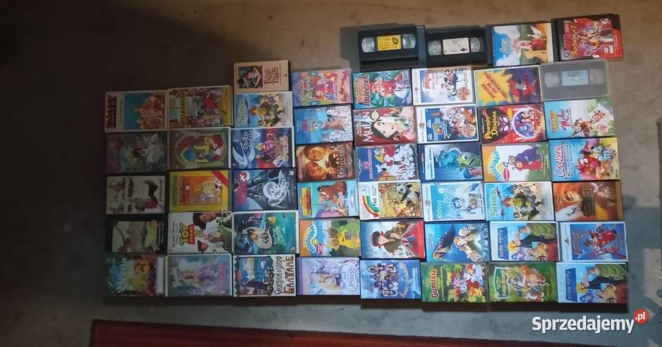 Bajki na kasetach Vhs 3 i więcej Augustów