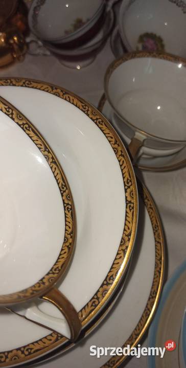 Hutschenrouther Filiżanka z talerzykiem Gdańsk