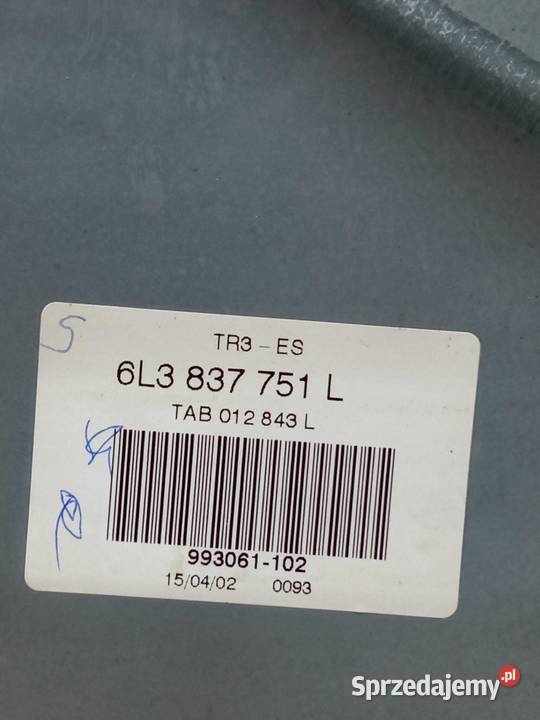 MECHANIZM SZYBY LEWY PRZÓD 3D 6L3837755J Seat osobowe