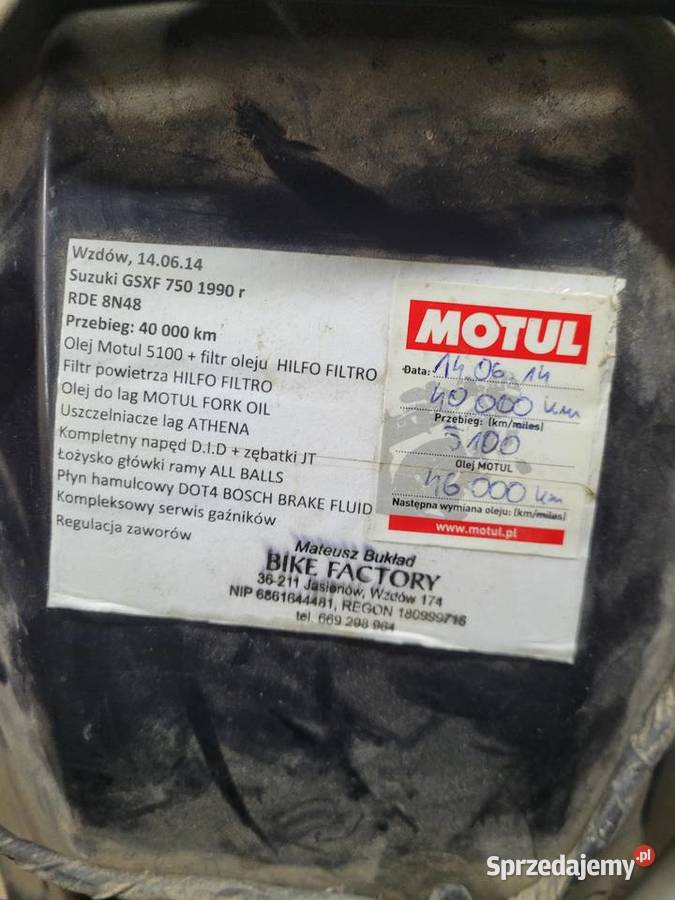 Suzuki 750 43849km