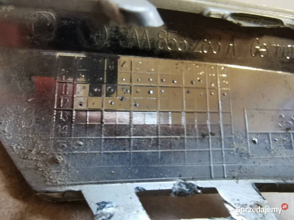 Chrom kratki zderzaka przód lewy lh vw passat b7 sprzedam