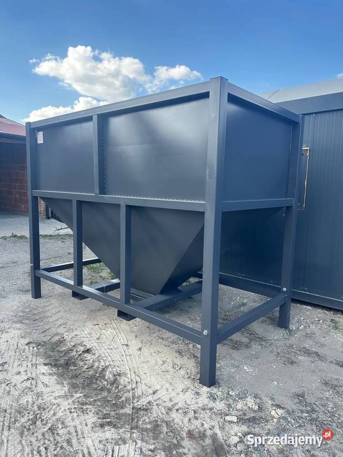 Kosz Kontener zasypowy paczkarka zasobnik 2m3