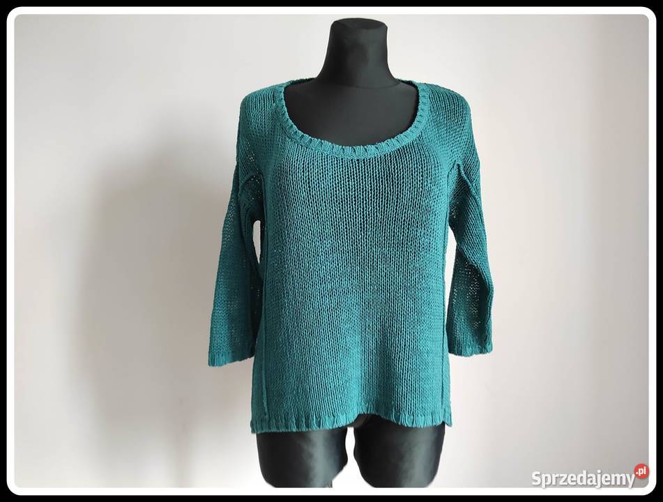 Chris line sweter szmaragdowy oversize 38 M Płock
