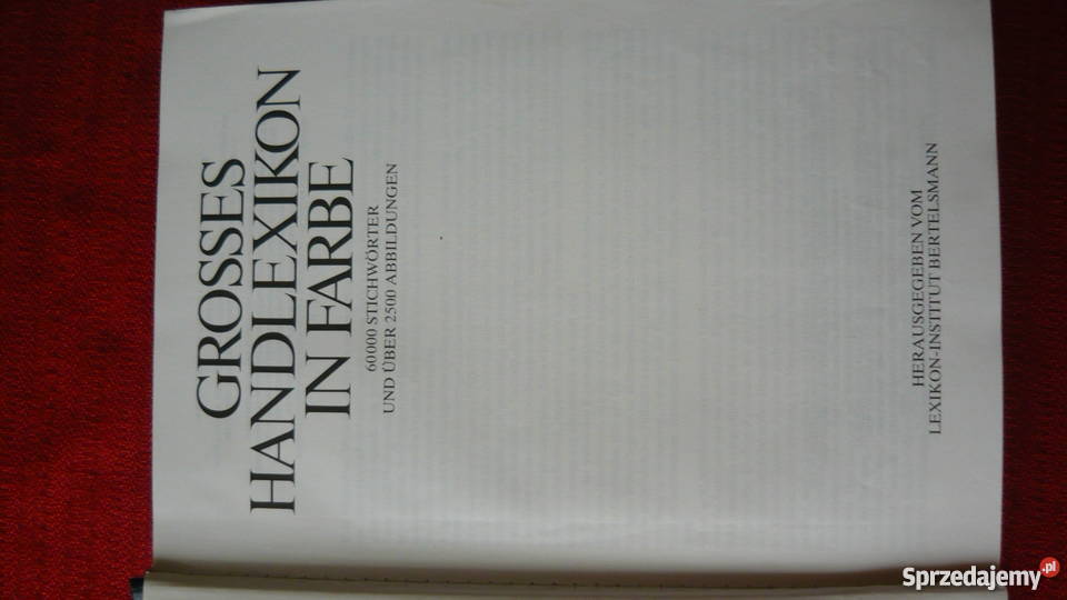 GROSSES HAND LEXIKON IN FARBE Myszków