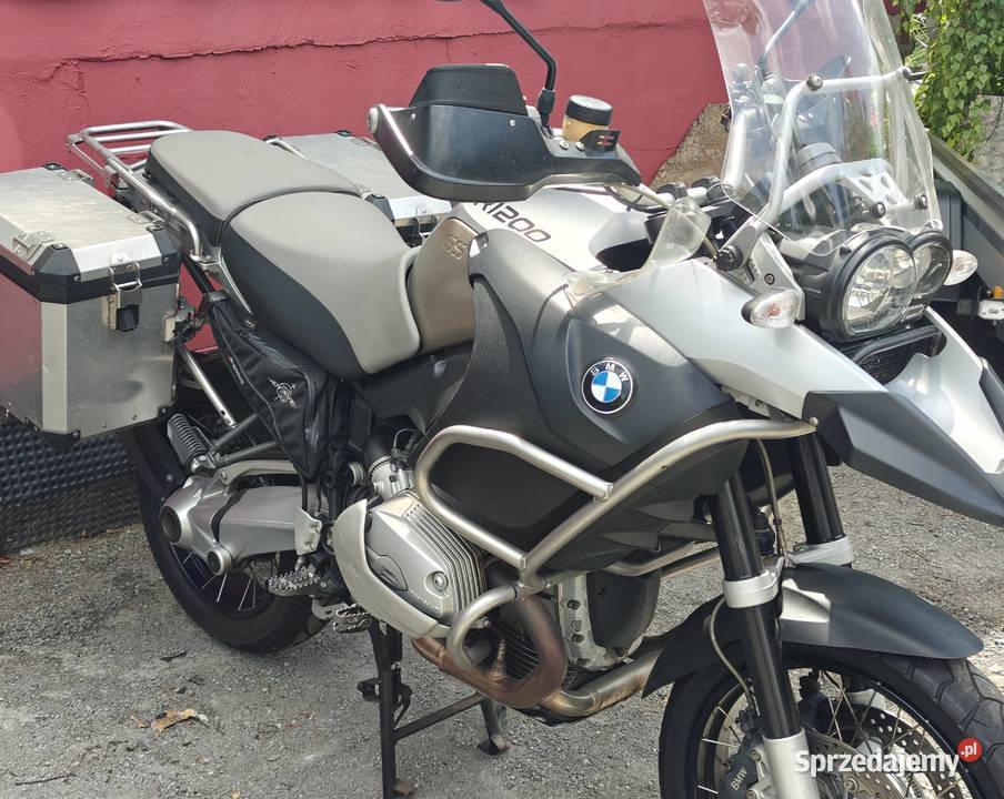 Bmw r1200GS Adventure kufry grzane manetki