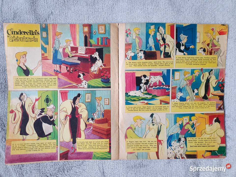 Disneyland komiks z 1972 roku w jęz angielskim