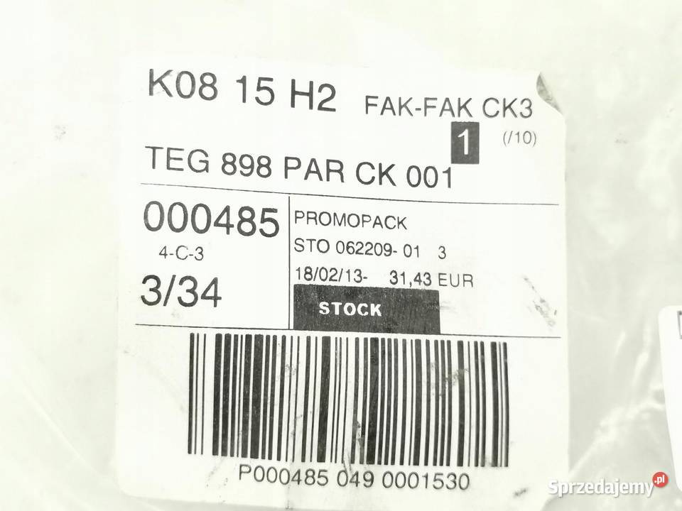 WIĄZKA RADIA VOLKWAGEN SEAT NOWA TEG898PARCK001 Materiały instalacyjne