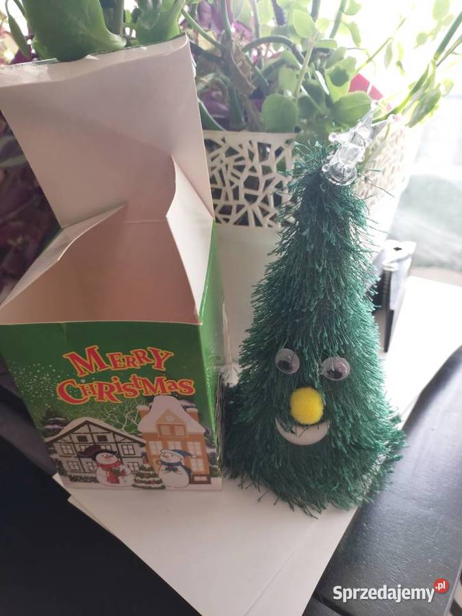 TAŃCZĄCA CHOINKA Śpiewająca w opakowaniu Nowa Wrocław sprzedam