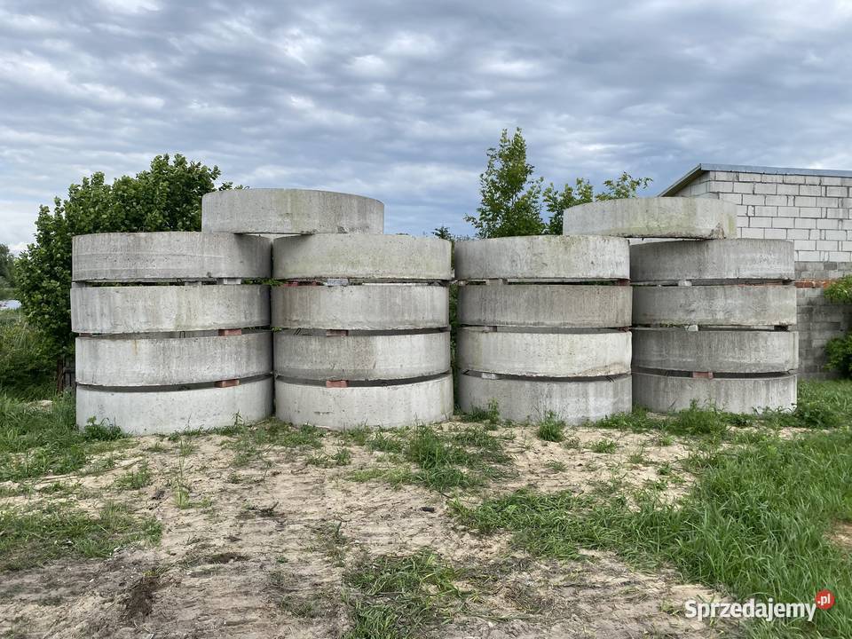 Kręgi do studni betonowe fi 2000 mm Nowe