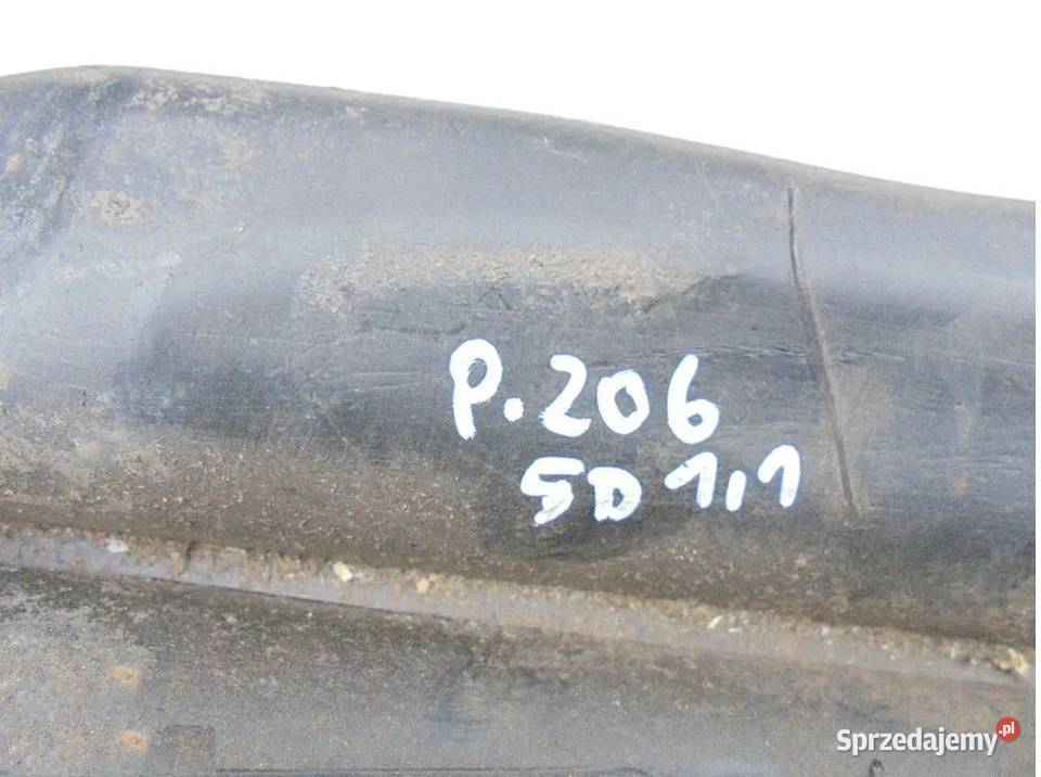Peugeot 206 11 wlew rura wlewu paliwa osobowe łódzkie Łódź