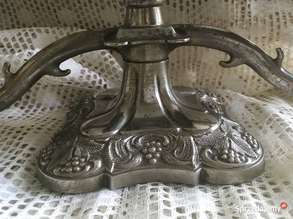 Świecznik stary angielski Kraków sprzedam