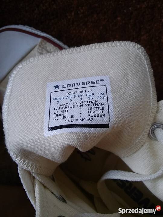 TRAMPKI CONVERSE 35 22cm Międzybrodzie Bialskie