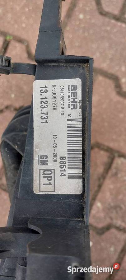 Wentylator chłodnicy Opel Corsa C Tigra B Szczecin