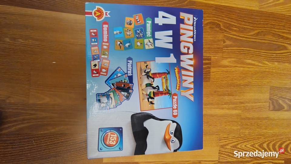 Pingwiny 4w1 pamięć piotruś domino puzzle Poznań