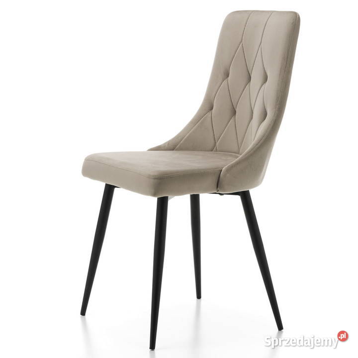Ciemnobeżowe Krzesło Caren wysyłka 24H dostawa 0 wielkopolskie Tarchały Małe