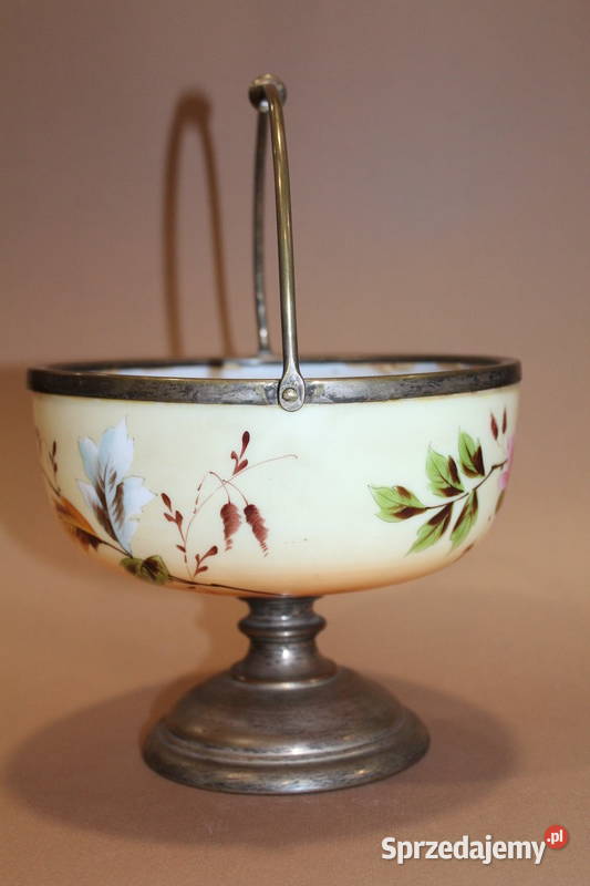 Patera ze szkła w kwiaty 356 FiaF Porcelana i szkło