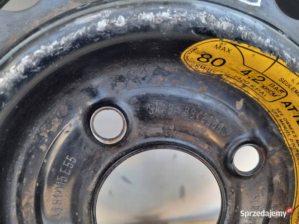 KOŁO DOJAZDOWE Saab 93 I DOJAZDÓWKA 11570 R15 Chełm