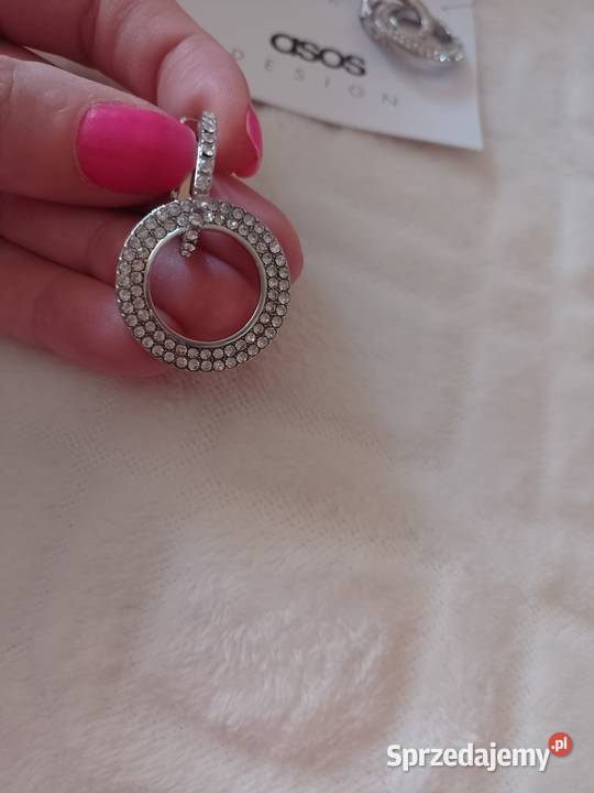 ASOSBogato zdobione kolczyki ślubne koła z Kraków