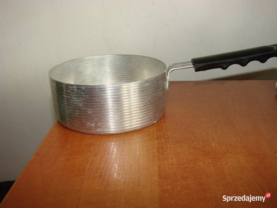 aluminiowy rondelek PRL Garnki i szybkowary Pruszcz Gdański