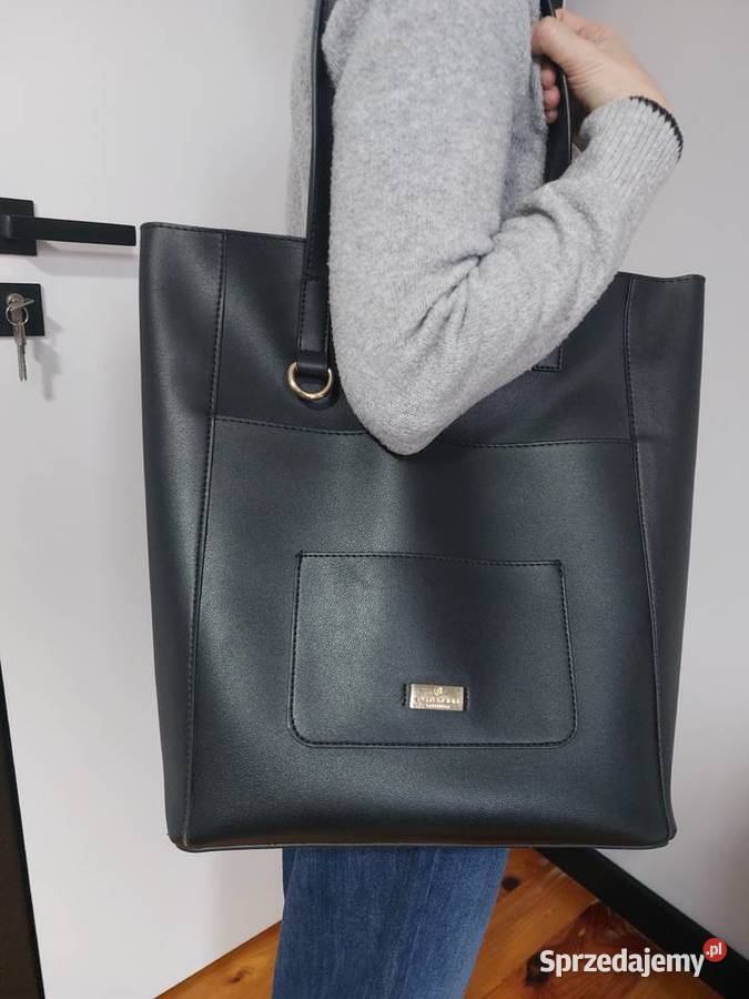 torebka Peterson czarna shopperka skóra wielkopolskie Poznań