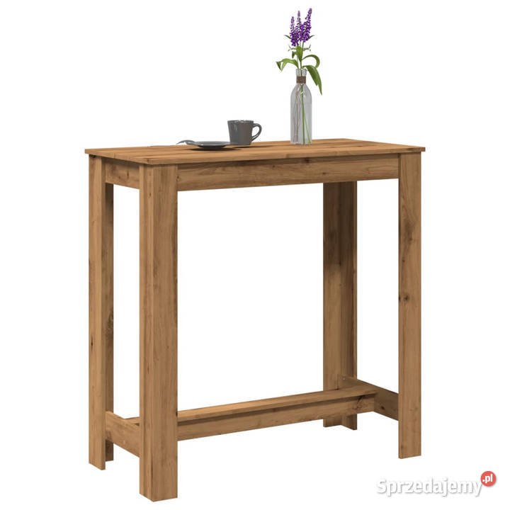 Stolik barowy dąb artisian 102x50x1035 WM854417 Warszawa