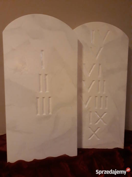 Tablice przykazan dłoń dekoracja wielkopostna wielkopolskie Dobrzyca