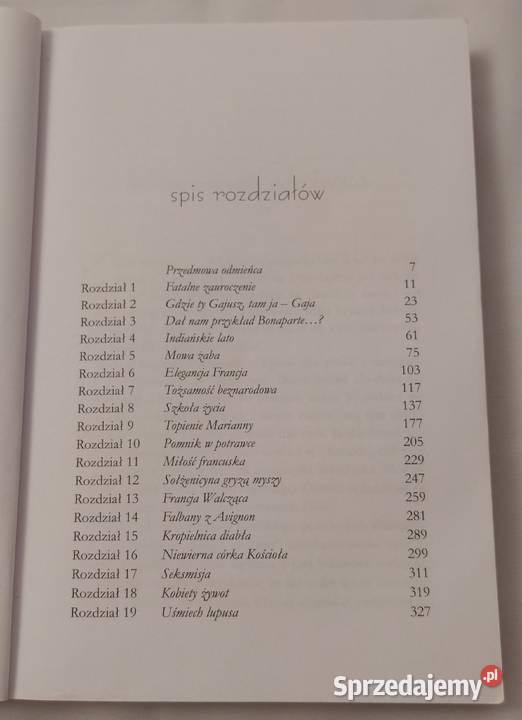 MOJA FRANCJA Patrycja Todo Rok wydania 2014 Hajnówka sprzedam