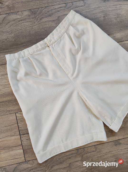 Wełniane spodnie szorty Vintage 80 90s Rozmiar 42(XL) Jasło