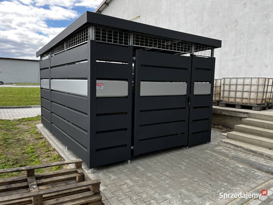 Wiata śmietnikowa na wymiar prosto producent Szczecinek