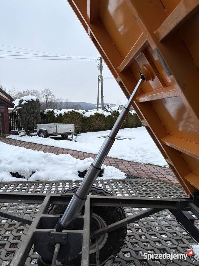 Przyczepa z kiprem wywrotka małopolskie Dobczyce sprzedam