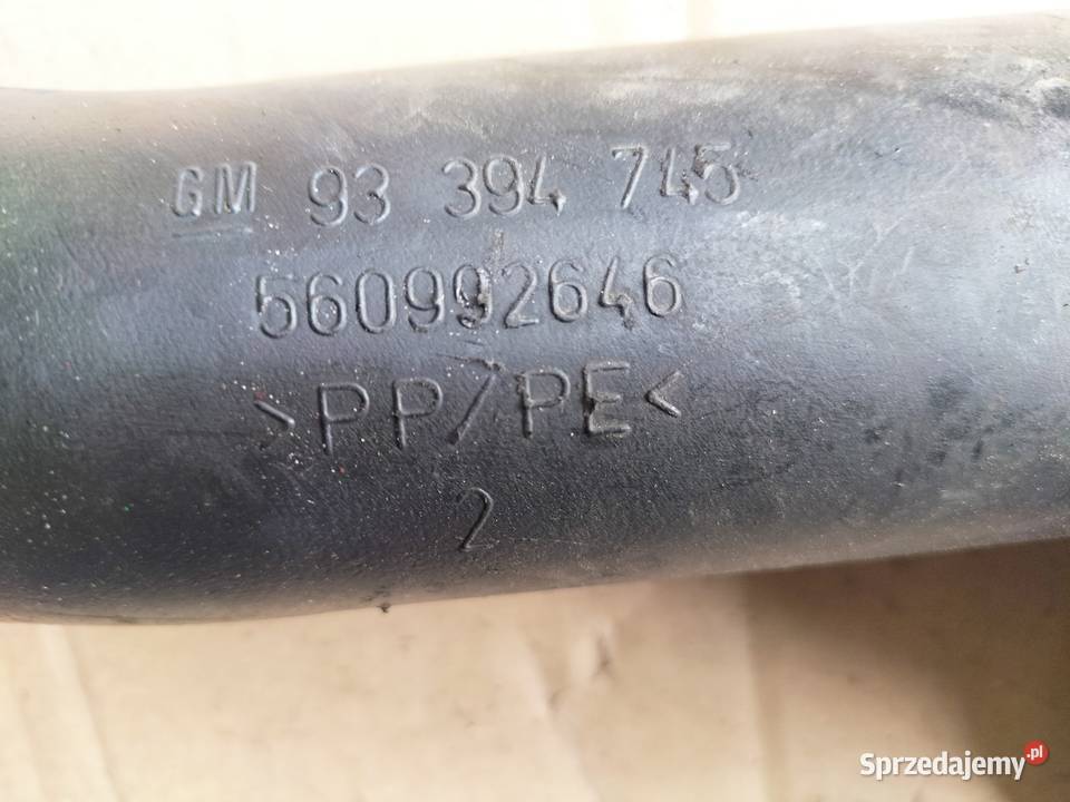 OPEL CORSA C D 560992646 WĄŻ RURA DOLOT Motoryzacja Kamień-Kolonia