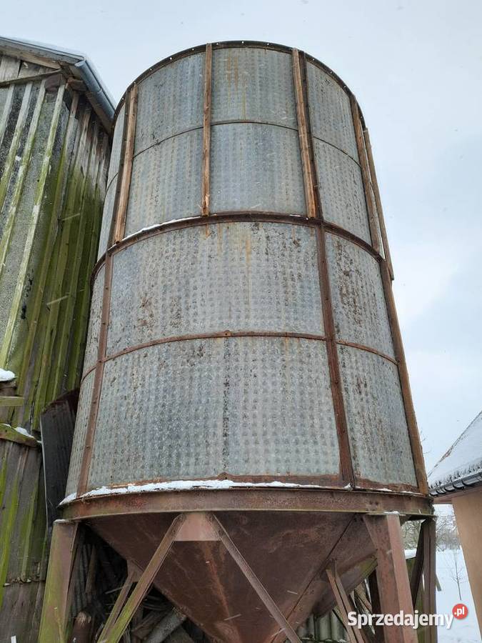 Zbiornik zbożowy 25t silos suszarnia mazowieckie Raciąż