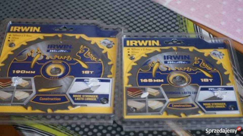 Tarcze do cięcia drewna Irwin Bosch DeWalt Titan