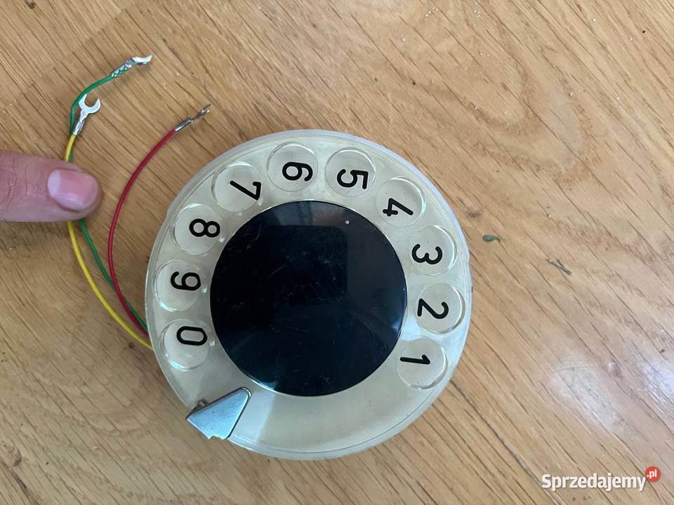 Tarcza numerowa do telefonu PRL Made in Poland Konstancin-Jeziorna sprzedam