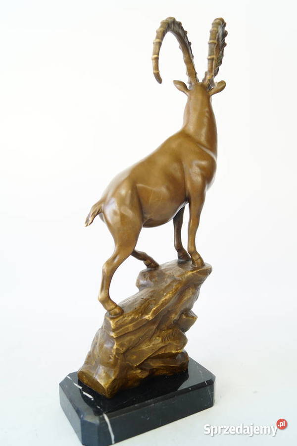 Figura z brązu rzeźba KOZICA piękna