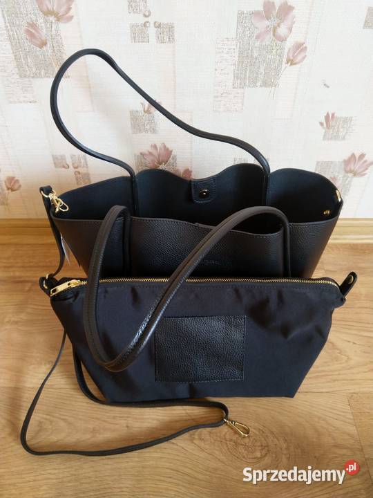 NOWA Torebka damska do ręki shopperka pasek 2w1 Zabrze