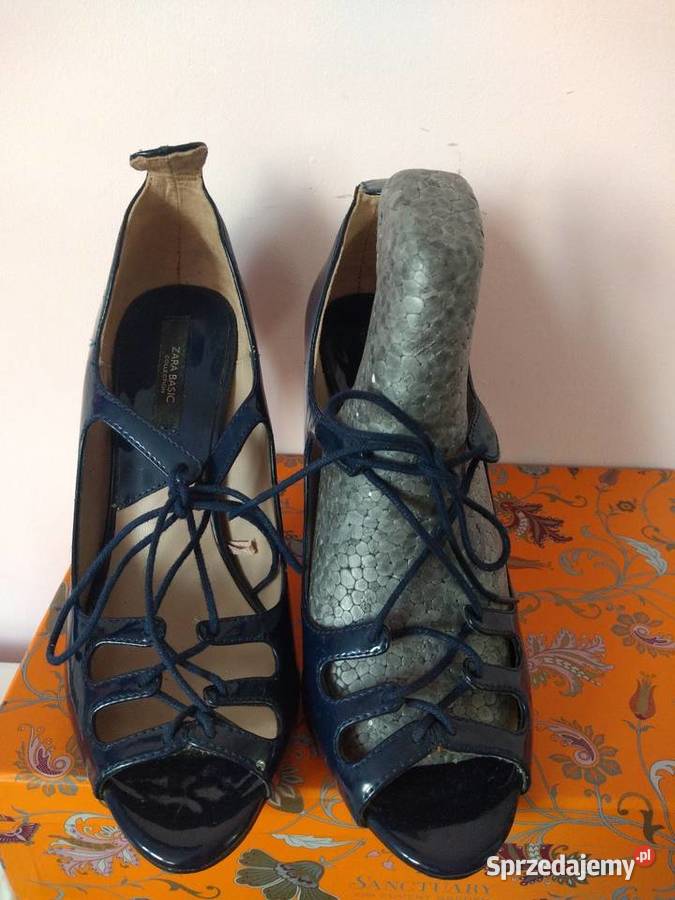 szpilki ZARA Basic Collection ciemny Radom