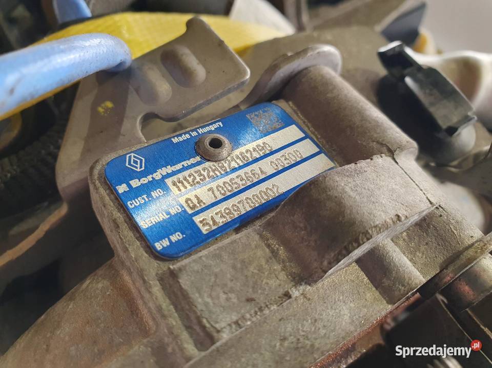 SILNIK K9K636 Nissan Qashqai 15 DCI 110 ładnie osobowe lubelskie Rudka