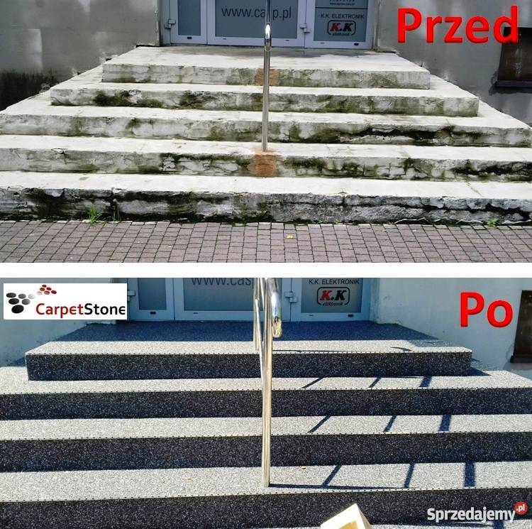 dywan kamienny alternatywa płytek różne kolory śląskie Żywiec