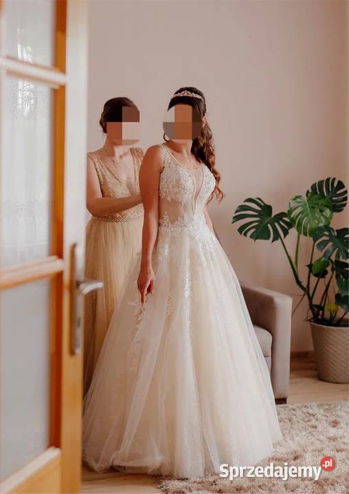 Suknia ślubna w stylu księżniczka Rozmiar 38(M) świętokrzyskie