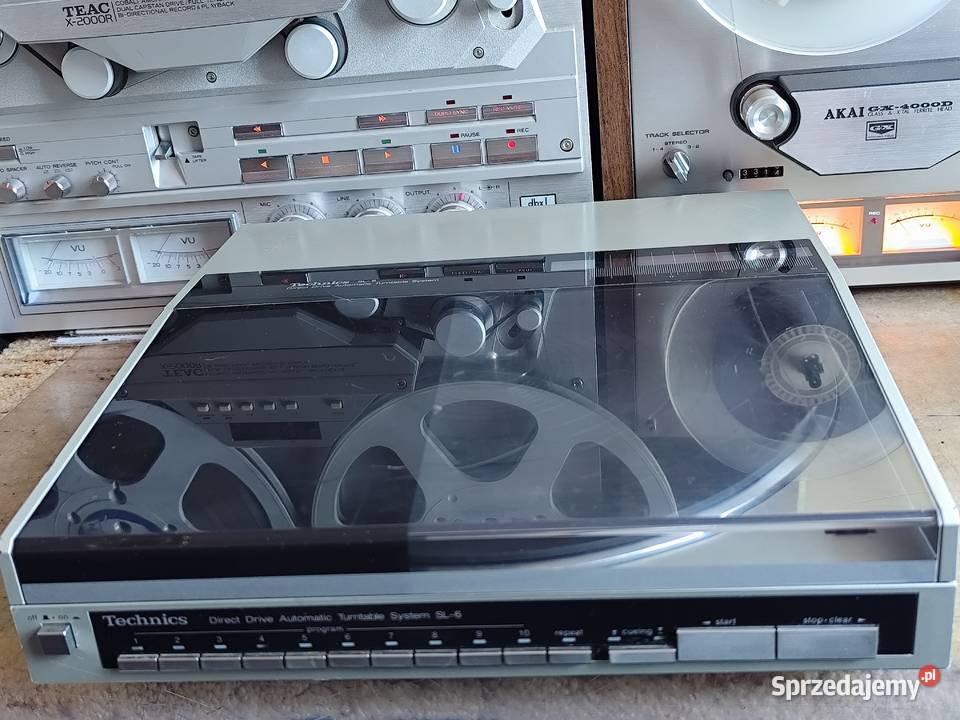 gramofon tangencjonalny Technics SL6 uszkodzony Grabowo